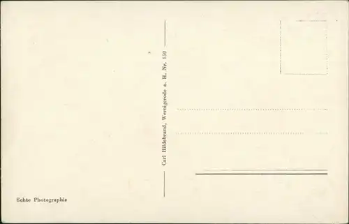 Wernigerode Rathaus und Marktplatz aus der Vogelschau-Perspektive 1930