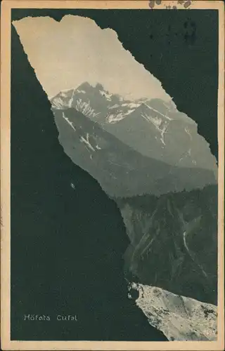 Oberstdorf (Allgäu) Umland-Ansicht Allgäuer Alpen, Höfats Cufel 1935