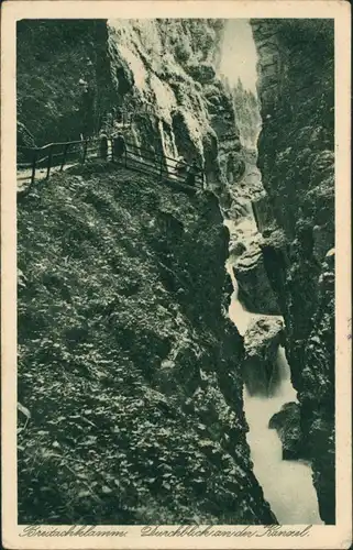 Tiefenbach-Oberstdorf (Allgäu) Breitachklamm Oberstdorf   Allgäu 1925