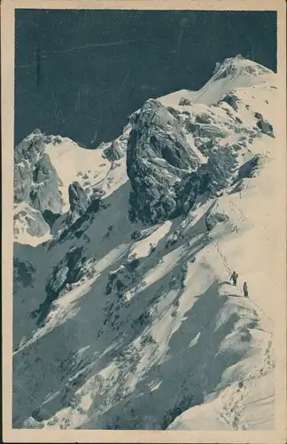 Grainau Alpen (Allgemein) Zugspitze Westgrat Wettersteingebirge 1920