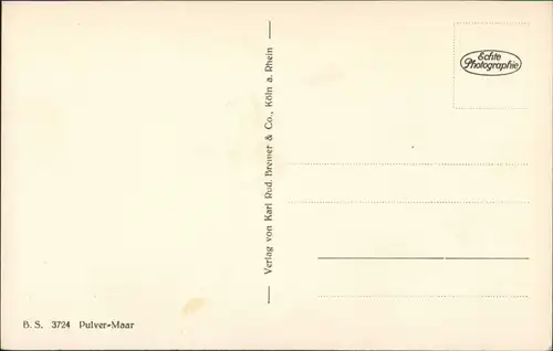 Ansichtskarte Daun Partie am Pulver Maar 1930