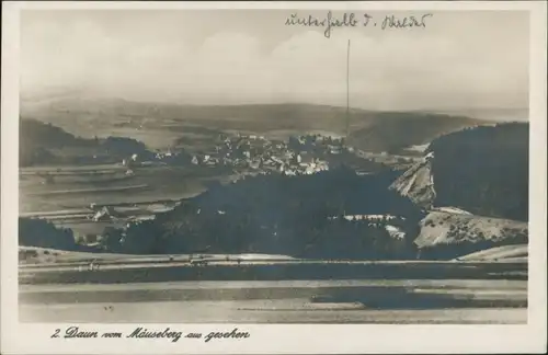 Ansichtskarte Daun Daqun Eifel vom Mäuseberg 1930