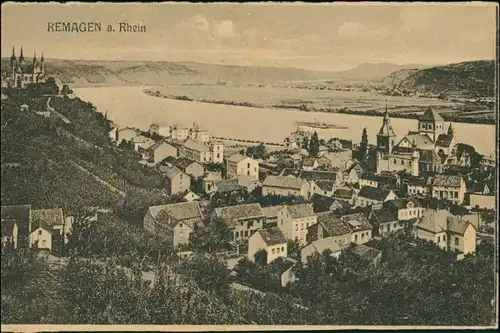 Ansichtskarte Remagen Stadt 1915