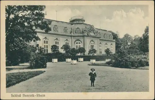 Ansichtskarte Benrath-Düsseldorf Schloss - Kind 1923