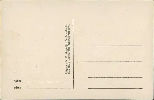 Postkaart Den Haag Den Haag Hofvijver met Mauritius 1928