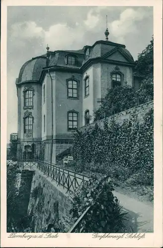Ansichtskarte Dornburg-Dornburg-Camburg Dornburger Schloss, Eingang 1924