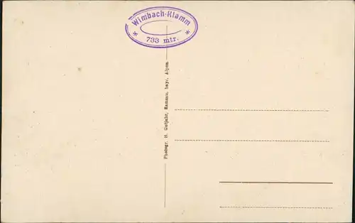 Ansichtskarte Berchtesgaden Ramsauerstraße a.d. Felsentor 1922