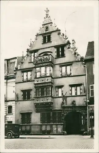 CPA Kolmar Colmar Maison de Tetes Elsaß 1940