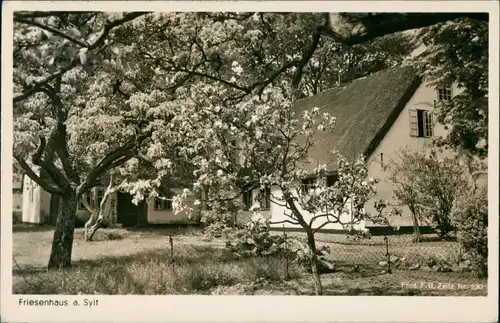 Ansichtskarte Wenningstedt-Braderup Sylt - Friesenhaus 1939