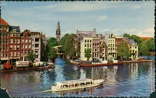 Amsterdam Amsterdam Häuser Partie Binnen-Amstel en Groenburgwal 1955
