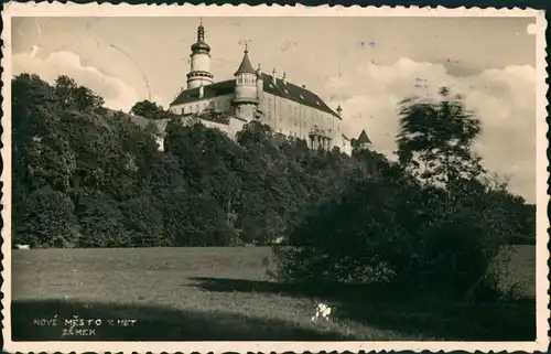 Neustadt an der Mettau Nové Město nad Metují Zámek Schloss 1938 Privatfoto