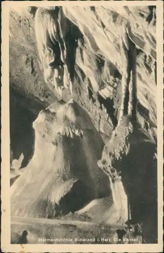 Ansichtskarte Rübeland Hermannshöhle - Die Kanzel 1932