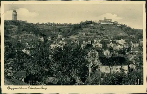 Niederlößnitz-Radebeul Berggaststätte Friedensburg, Stadt 1932