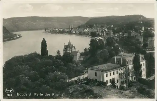 Ansichtskarte Boppard Stadtpartie 1931