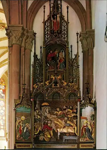 Bad Mergentheim Marienkirche: Heimgang Mariens aus der Riemenschneiderschule 1519 1990