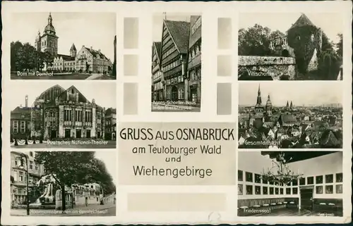 Ansichtskarte Osnabrück Do, Friedenssaal, Theater 1934