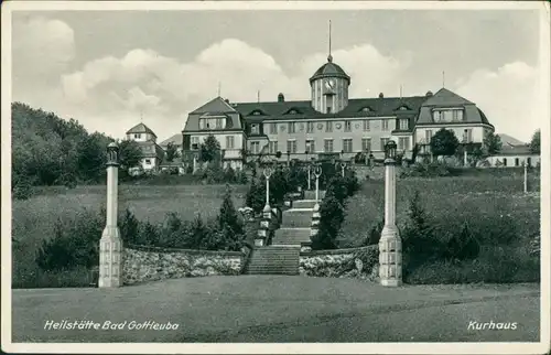 Ansichtskarte Bad Gottleuba-Bad Gottleuba-Berggießhübel Kurhaus 1935