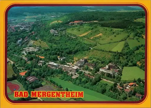 Ansichtskarte Bad Mergentheim Luftbild Erlenbachweg 1999