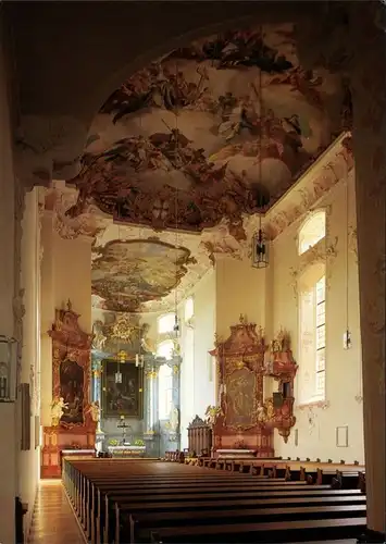Bad Mergentheim Evang. Schloßkirche, Innenansicht Altar 1985