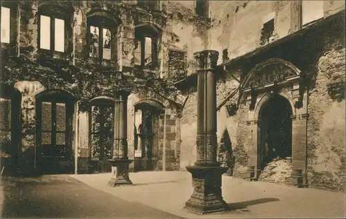 Heidelberg Otto Heinrichsbau Krönungssaal, Königskarte 1920/1906