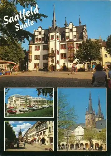 Saalfeld (Saale) Rathaus, Klinik Bergfried, Boulevard, Arkadenpassage 1995