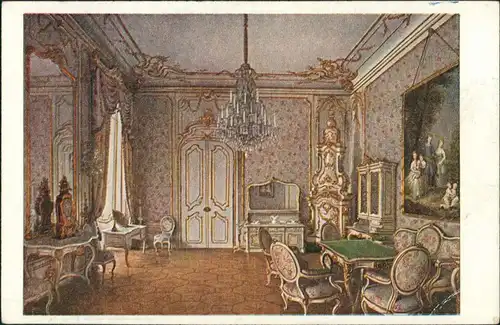 Ansichtskarte Wien Hofburg - Toilettenzimmer des Fremdenappartements 1918