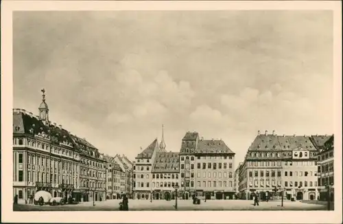 Innere Altstadt-Dresden Künstler-Ansichts von Wagner Altmarkt um 1825 1960