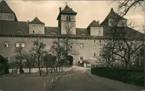 Augustusburg Erzgebirge  Augustusburg Gesamtansicht, DDR Postkarte 1958