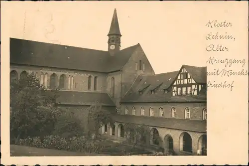 Ansichtskarte Kloster Lehnin Alter Klosterhof 1933