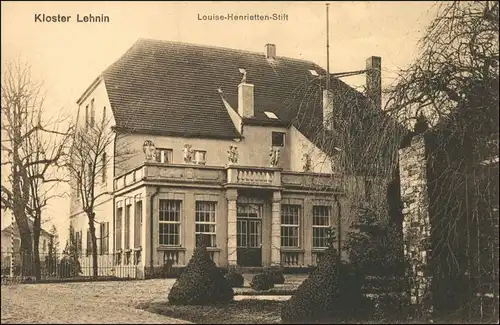 Ansichtskarte Lehnin-Kloster Lehnin Louise Henrietten Stift 1914