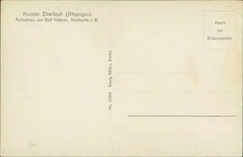 Ansichtskarte Eltville am Rhein Kloster Eberbach 1932