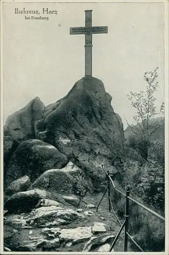 Ansichtskarte Ilsenburg (Harz) Ilsekreuz 1922