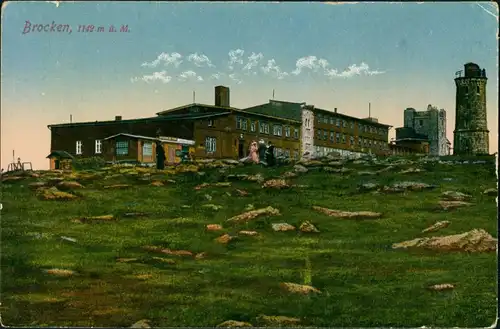 Ansichtskarte Ilsenburg (Harz) Brocken (Harz) 1914