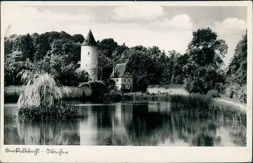 Ansichtskarte Dinkelsbühl Partie am Weiher 1934