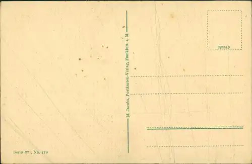 Ansichtskarte Frankfurt am Main Wendeltreppe im Römerhof 1925