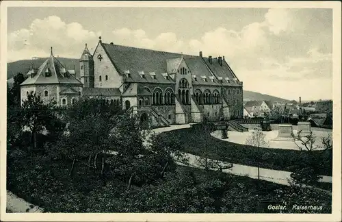 Ansichtskarte Goslar Kaiserpfalz / Kaiserhaus 1935