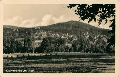 Bärenfels (Erzgebirge)-Altenberg   Umland-Ansicht DDR Postkarte 1956