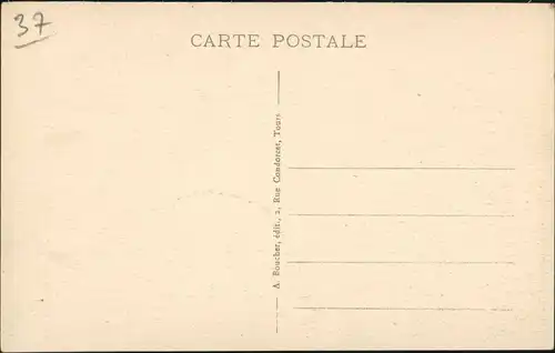 CPA Tours Chateau de Piessis 1913