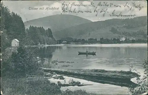 Ansichtskarte Titisee Titisee, Angler - Hochfirst 1906