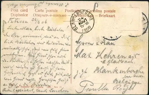 Ansichtskarte Titisee Titisee, Angler - Hochfirst 1906