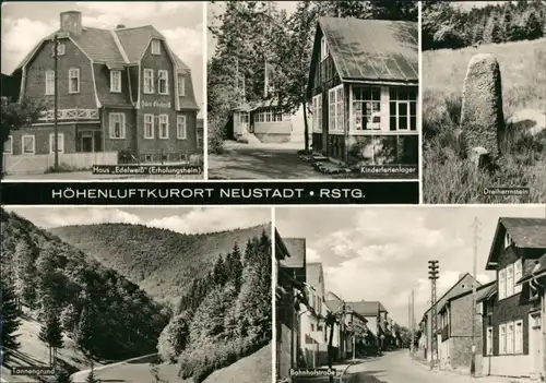 Neustadt am Rennsteig Erholungsheim. Ferienlager, Bahnhofstraße 1969