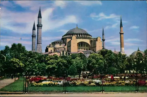 Istanbul Konstantinopel | Constantinople AYASOFYA MÜZESİ Minaret Türmen 1970