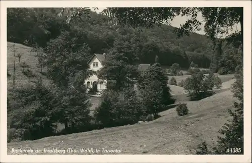 Ansichtskarte Brotterode Villa Wohnhaus im Trusental DDR Postkarte 1964