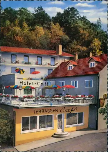 Ansichtskarte Wirsberg (Oberfranken) 2 Bild: Terrassen Cafe 1965