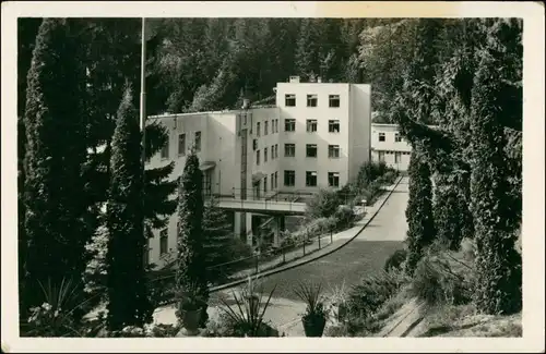 Postcard Štós-kúpele-Stoss Štós ÚNP. - hlavná budova 1960