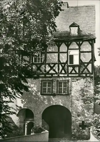 Ansichtskarte Burgk (Saale) Amtshaus - Schloß 1976