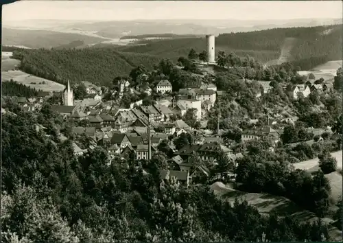 Ansichtskarte Bad Lobenstein Blick von Geheeg 1964