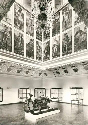 Ansichtskarte Schwarzburg Schloss Schwarzburg - Kaisersaal 1977