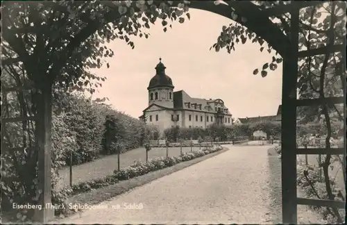 Eisenberg (Thüringen) Schloß Eisenberg Park Ansicht Garten DDR  /1960