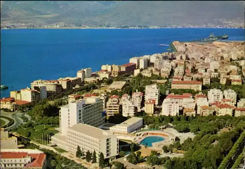 Körfez Körfez Efes Otell ve Yeni Liman Aerial View Postcard 1970